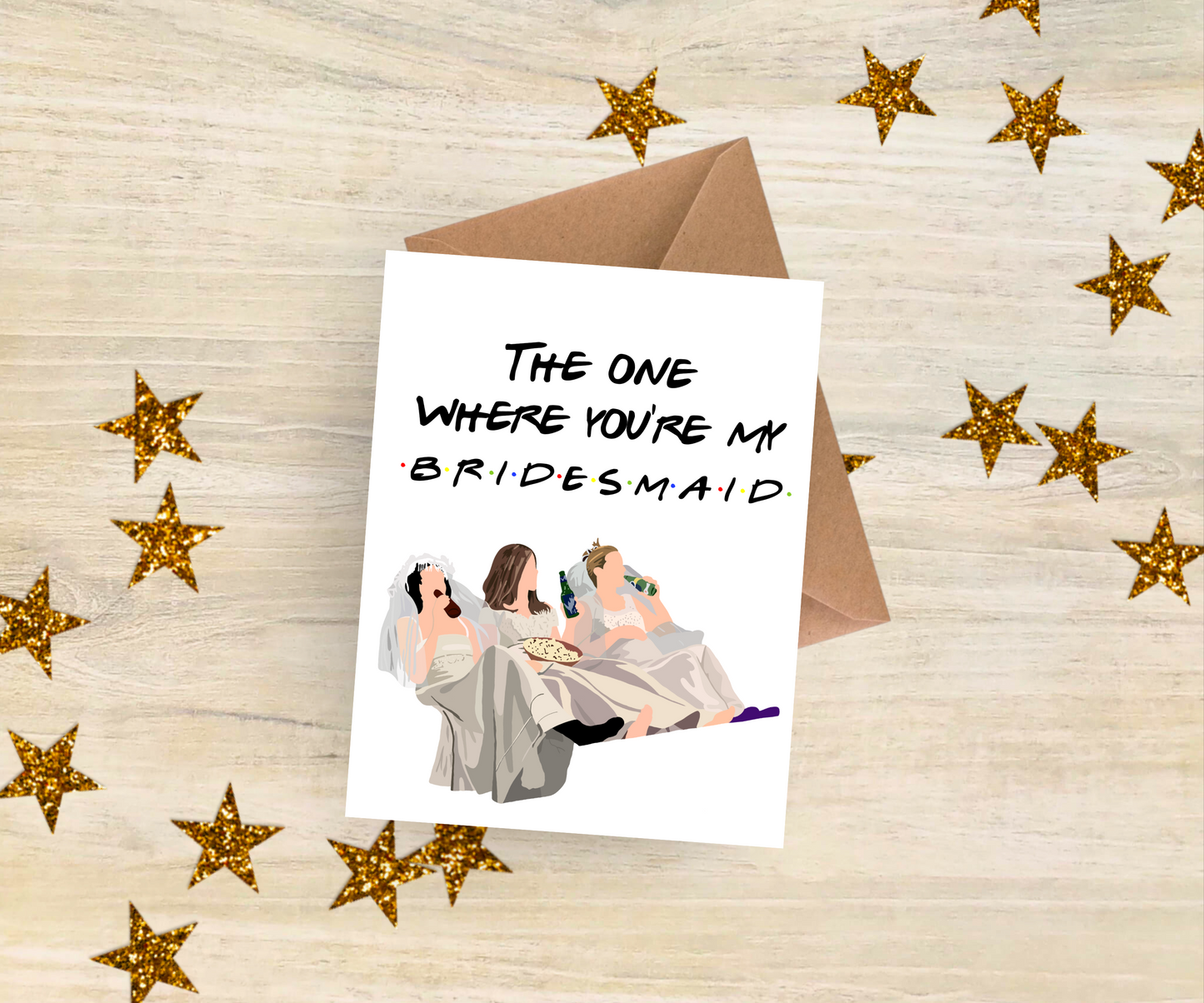 "The One Where" | Friends Man of Honor Card