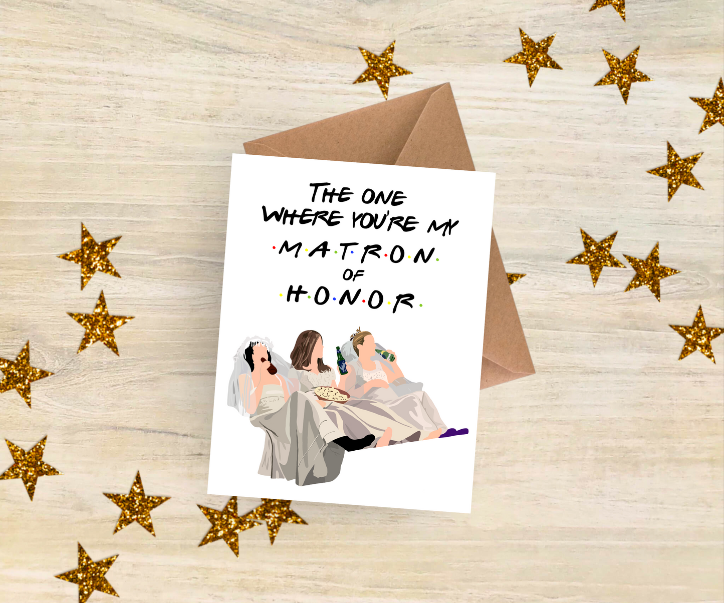 "The One Where" | Friends Bridesmaid Card