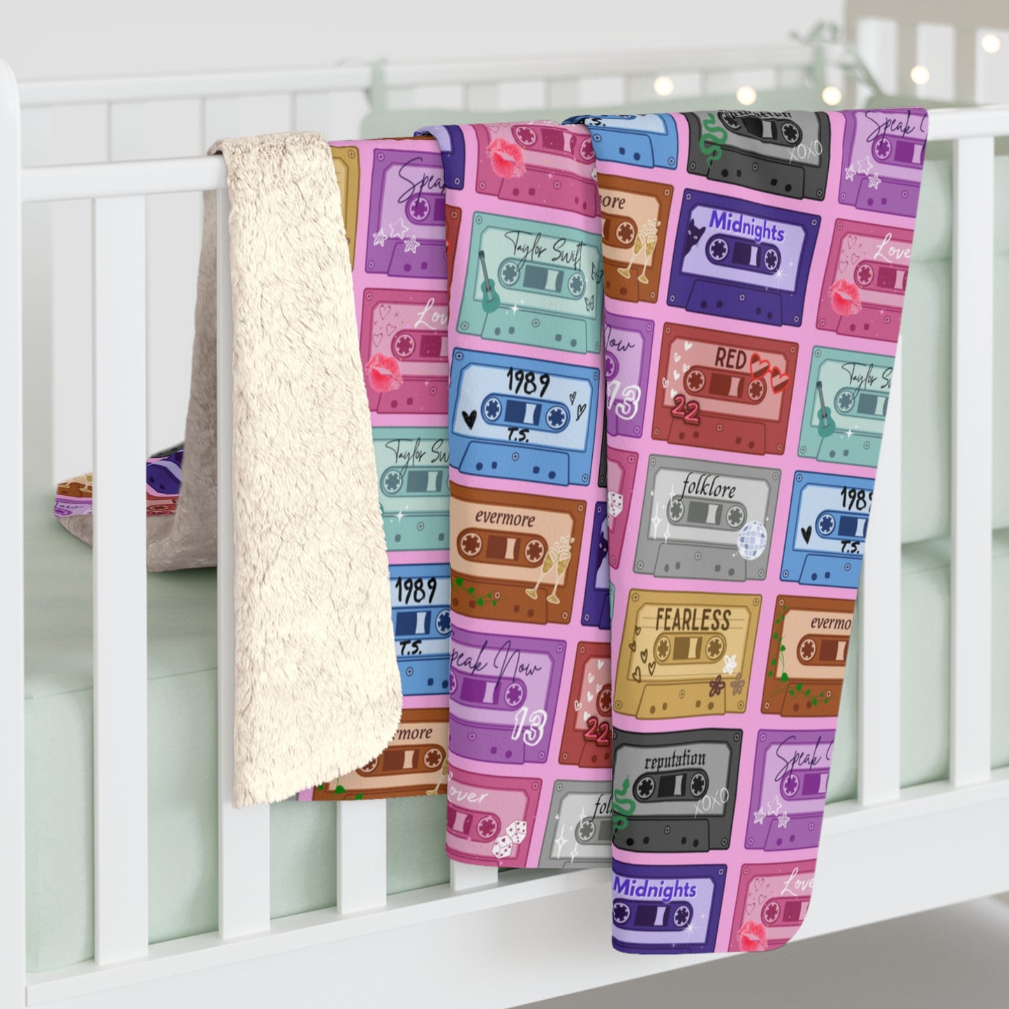 Eras Cassettes Taylor Swift Throw Blanket