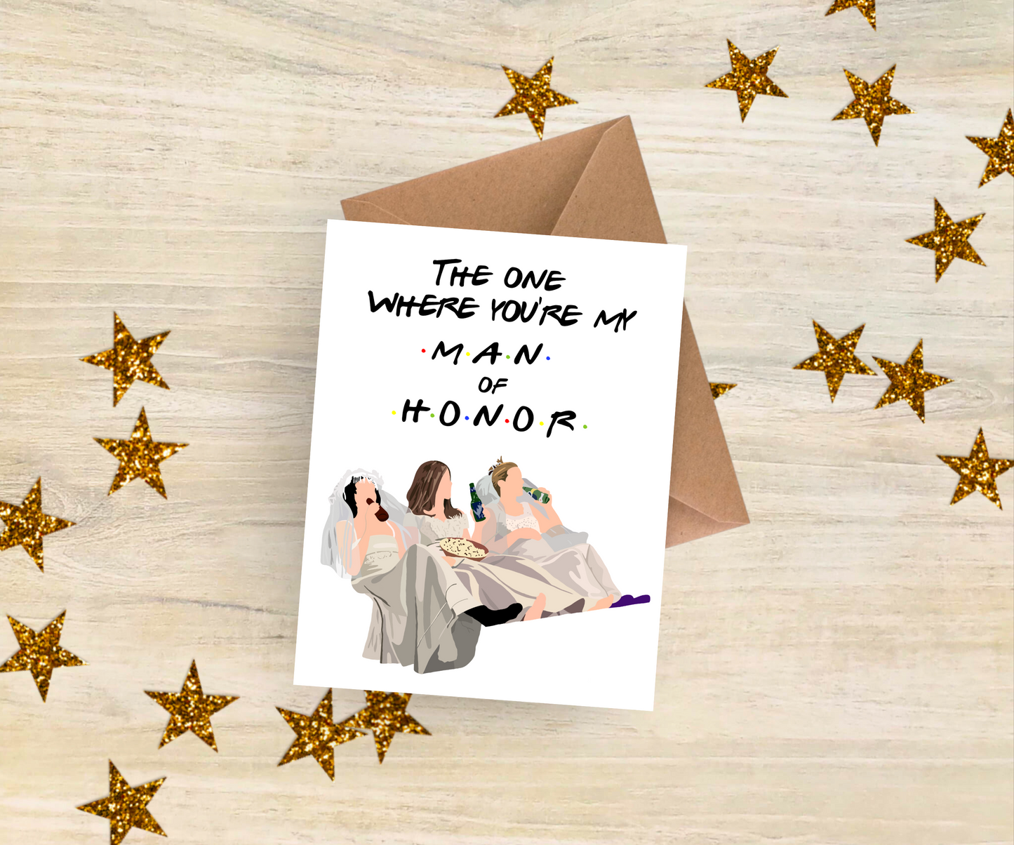 "The One Where" | Friends Matron of Honor Card
