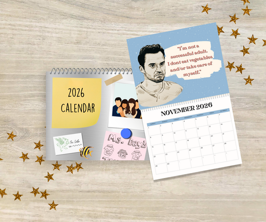 New Girl 2026 Wall Calendar