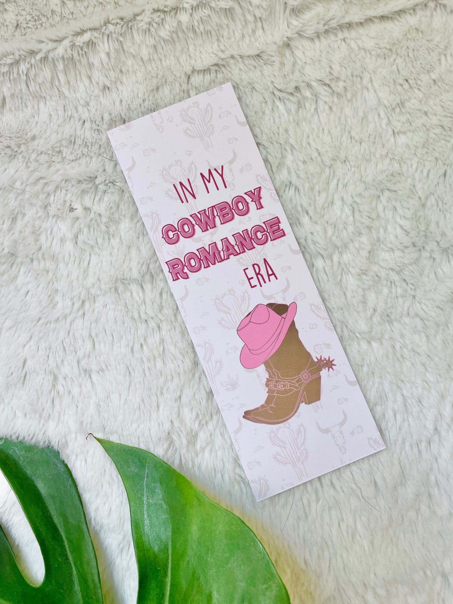 Pink Cowboy Bookmark Set