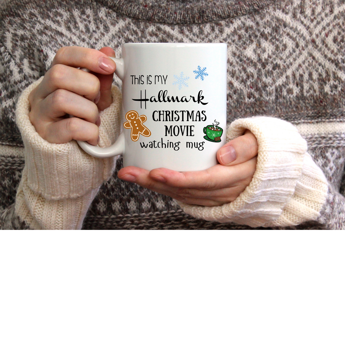 This Is My Hallmark Christmas Movie Watching Mug / 11 oz Ceramic White Mug / Funny / Gift For Him / Gift For Her / Christmas 2024