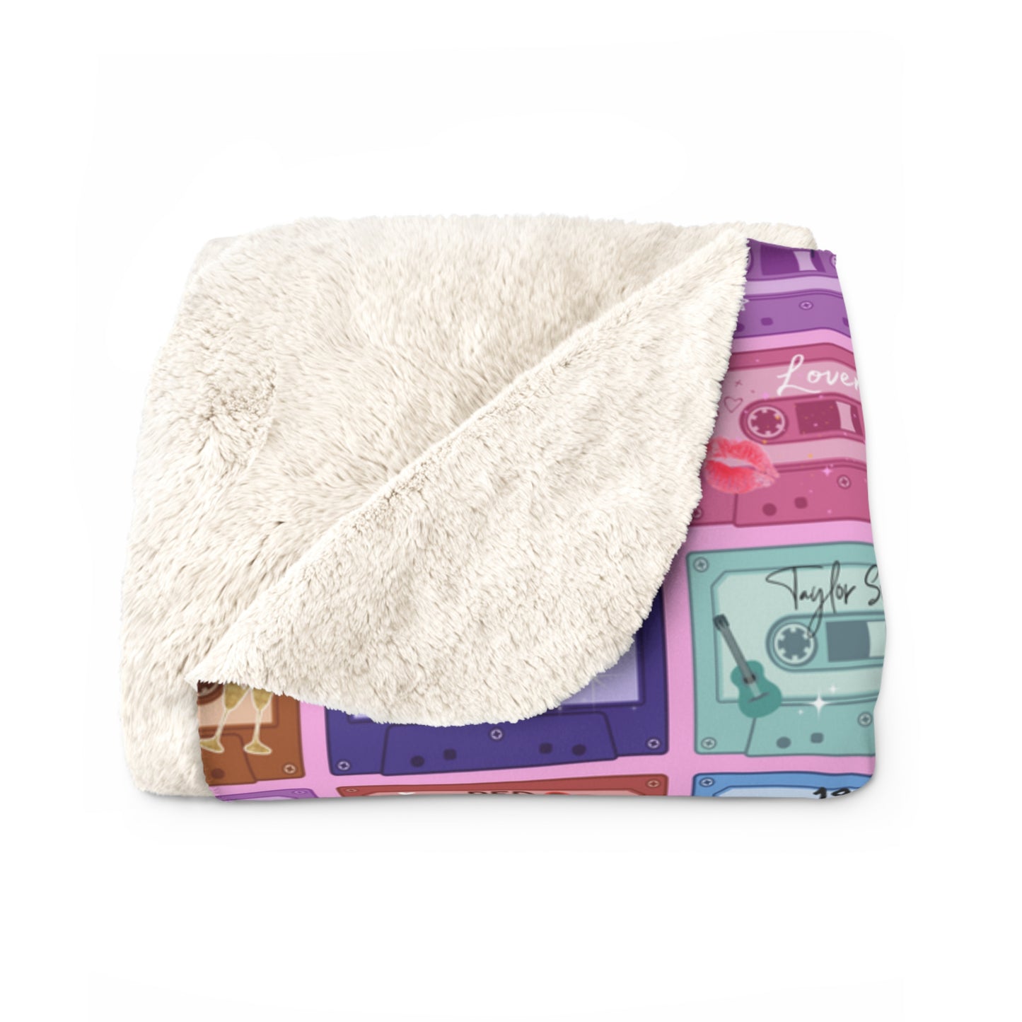 Eras Cassettes Taylor Swift Throw Blanket