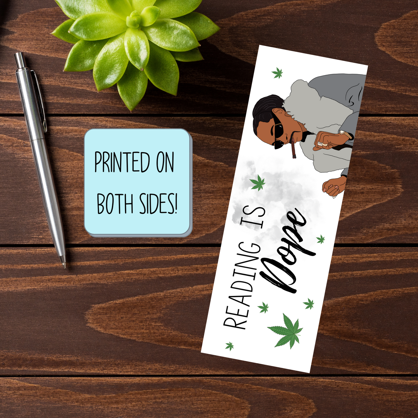 "Reading is Dope" Bookmark