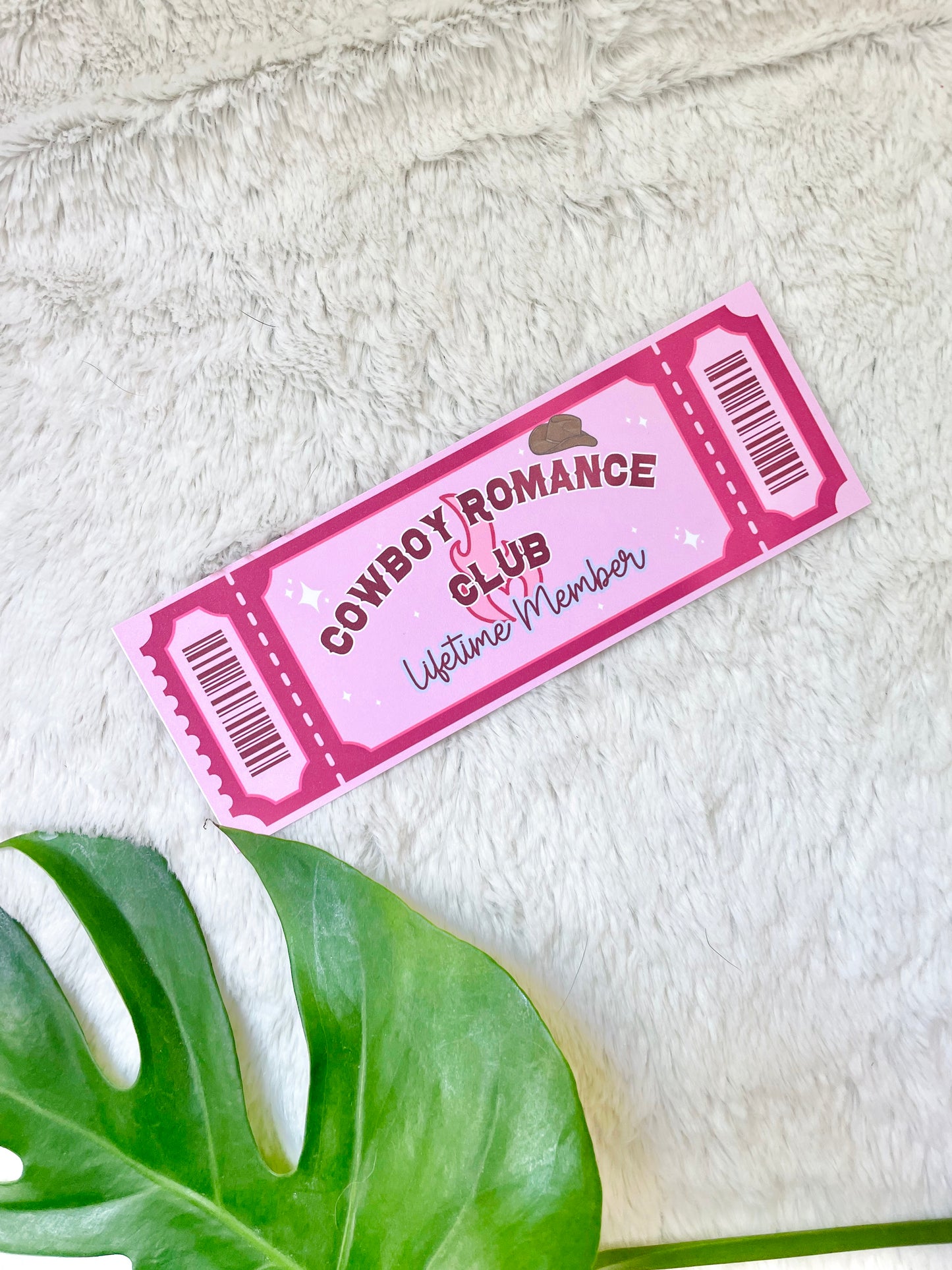 Pink Cowboy Bookmark Set