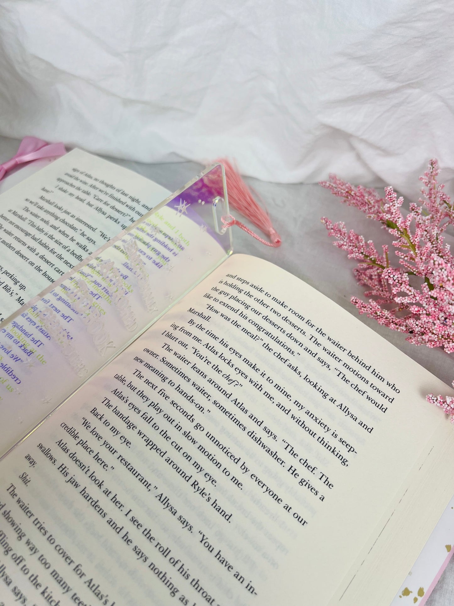 'Emotionally Attached' | Iridescent Acrylic Bookmark