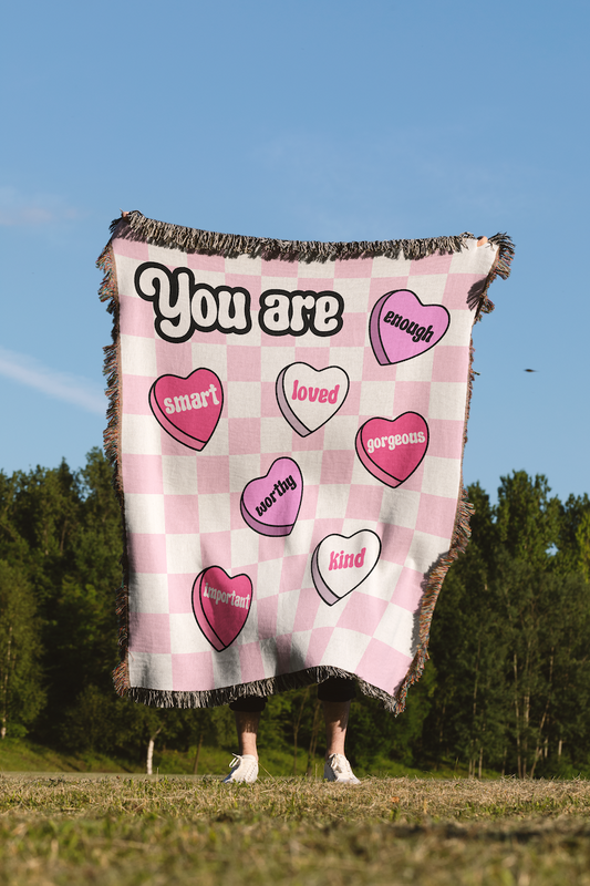 Mental Health Affirmations Blanket