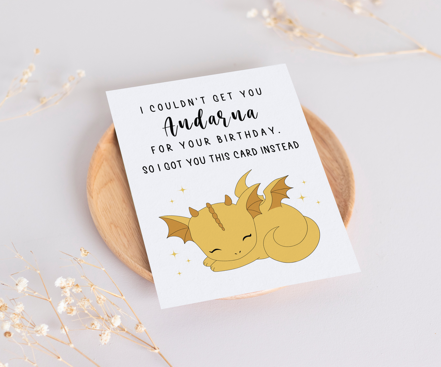 Andarna Birthday Card