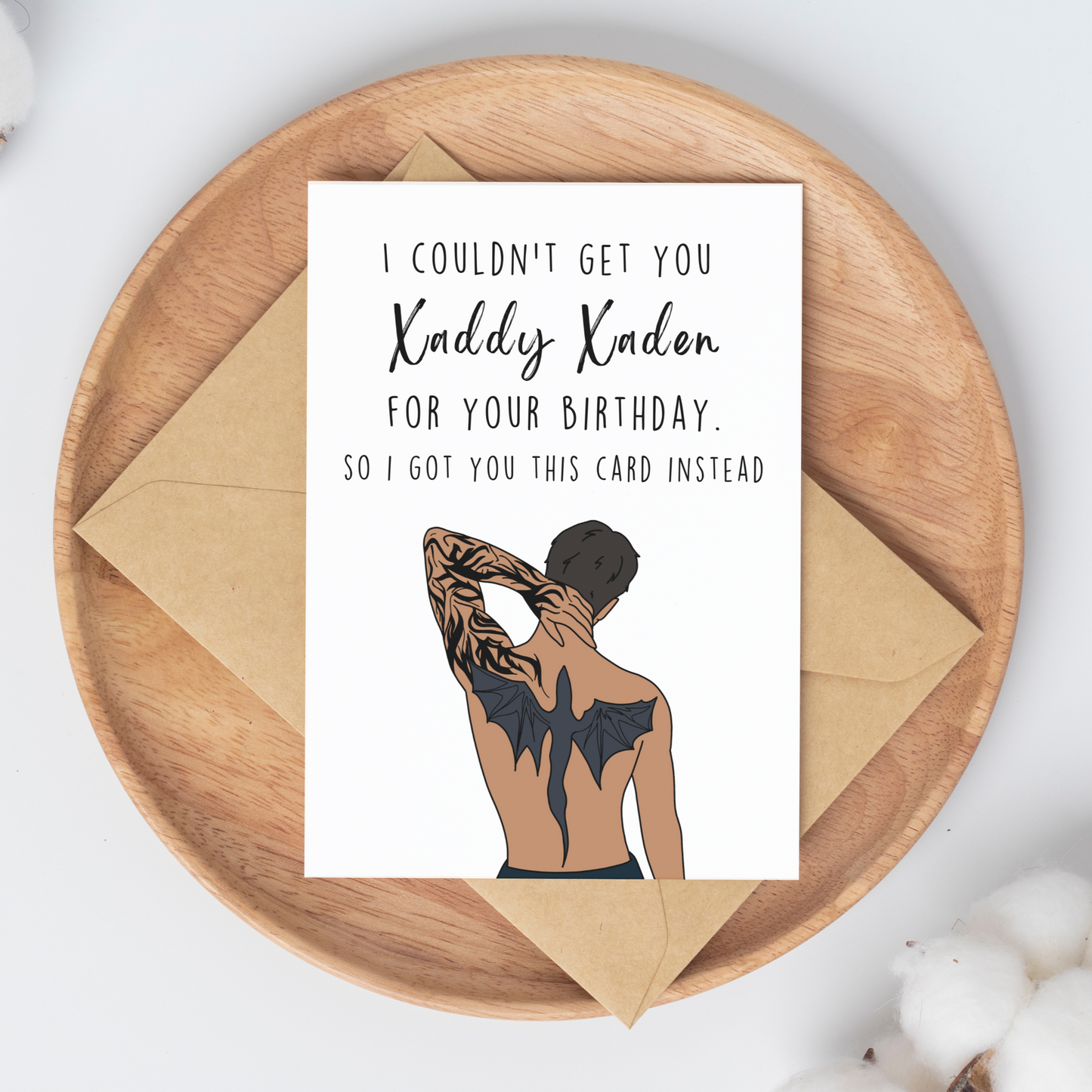 Xaddy Xaden Birthday Card