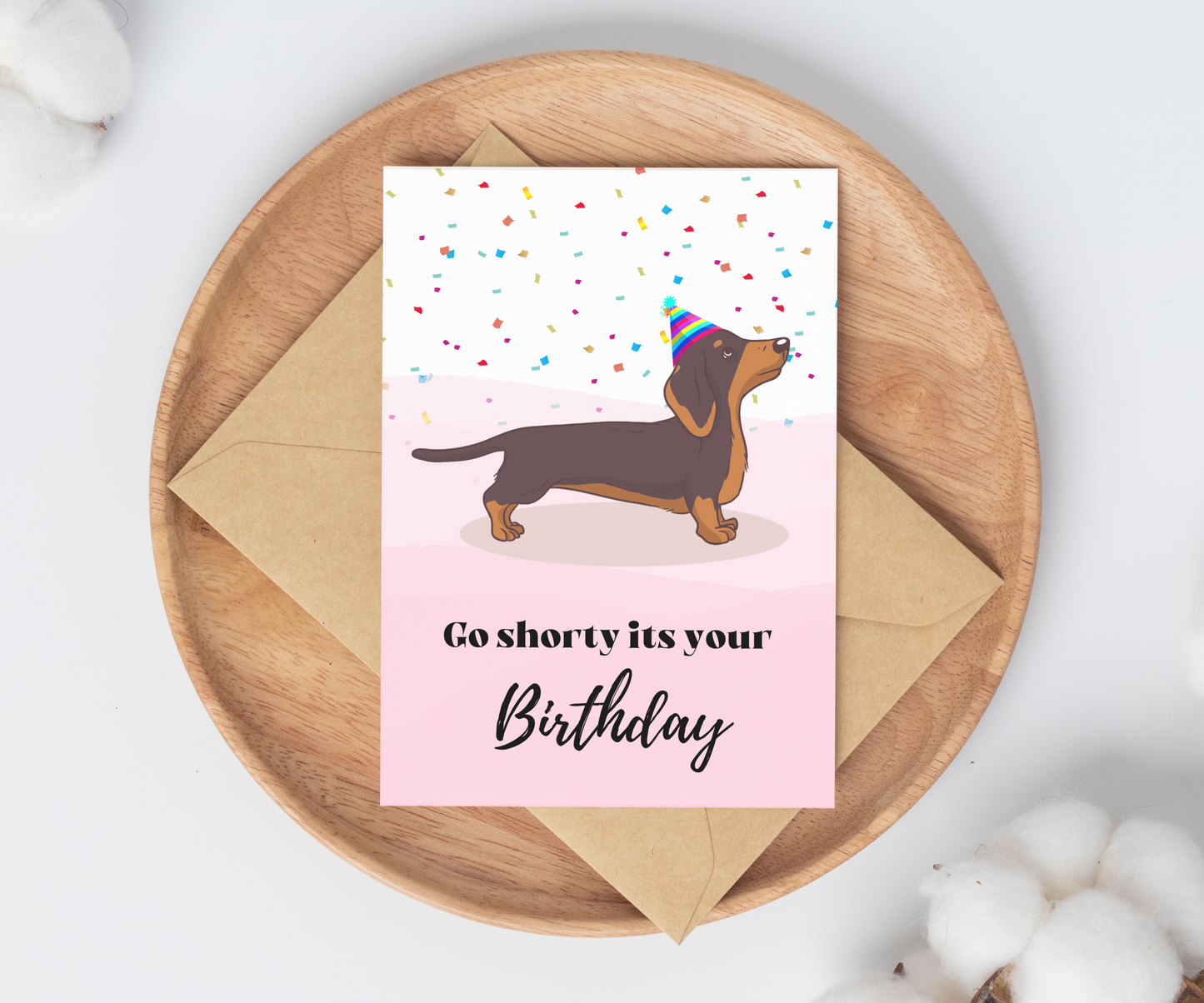 Dachshund Birthday Card