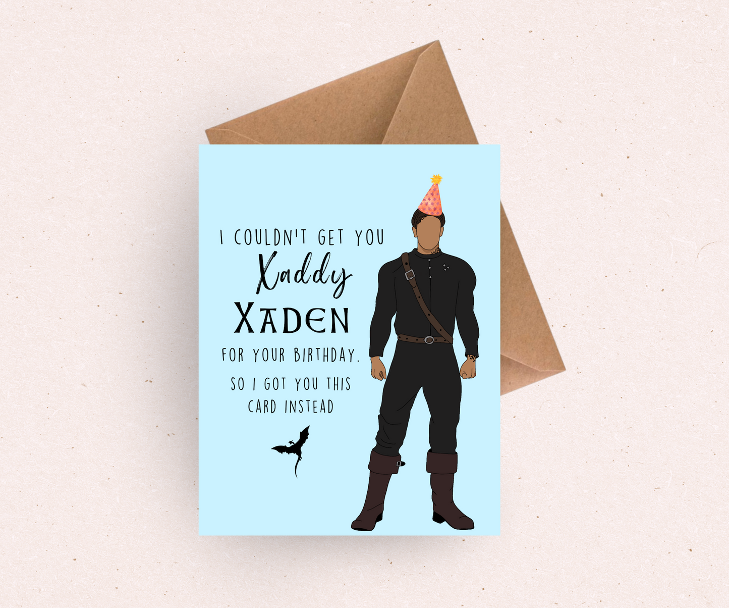 Xaddy Xaden Birthday Card