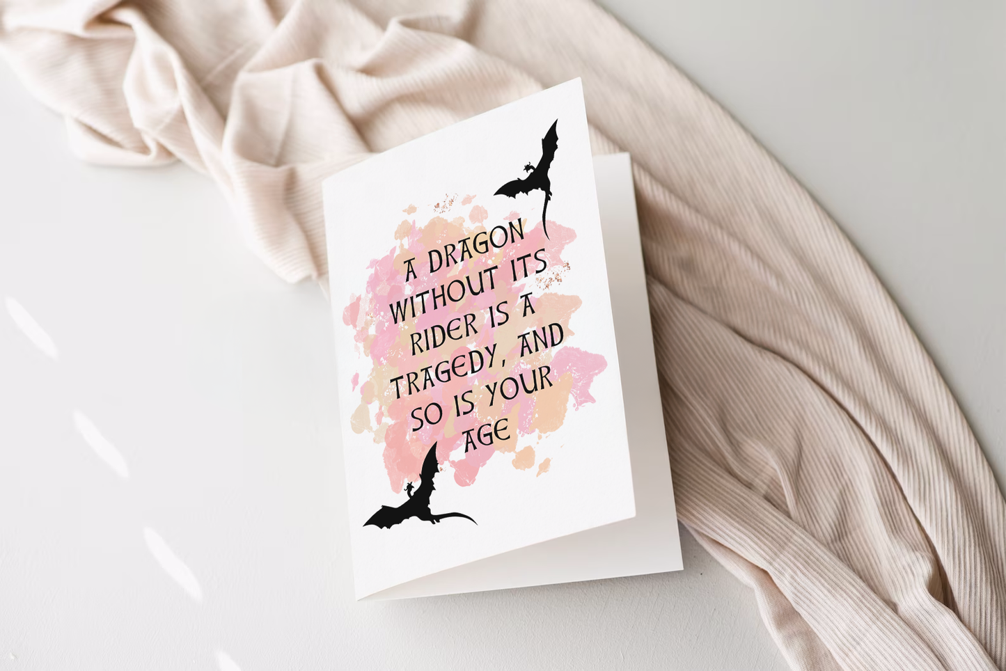 Dragon Rider Birthday Card
