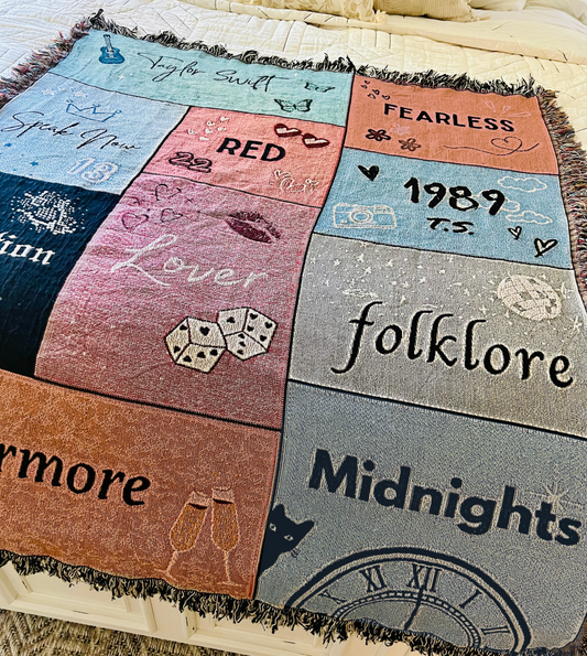 Eras Taylor Swift Woven Blanket
