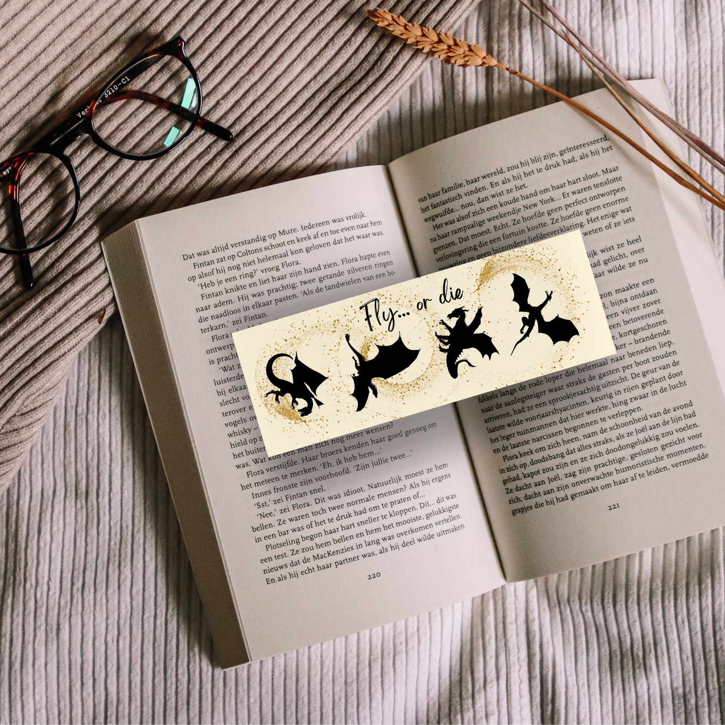 fly or die bookmark