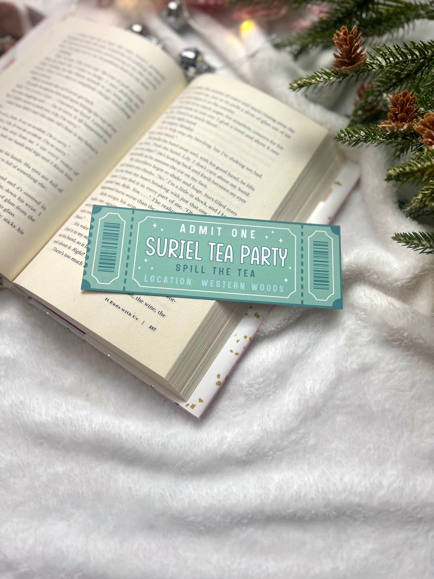 Suriel Tea Party Bookmark