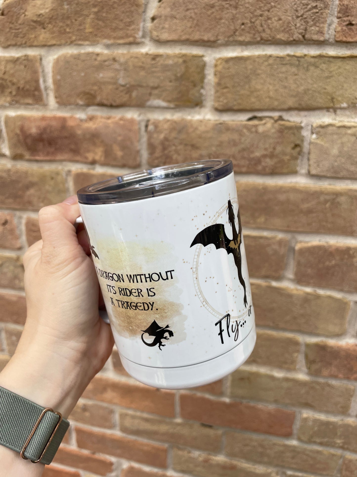 Fourth Wing Travel Tumbler Coffee Mug