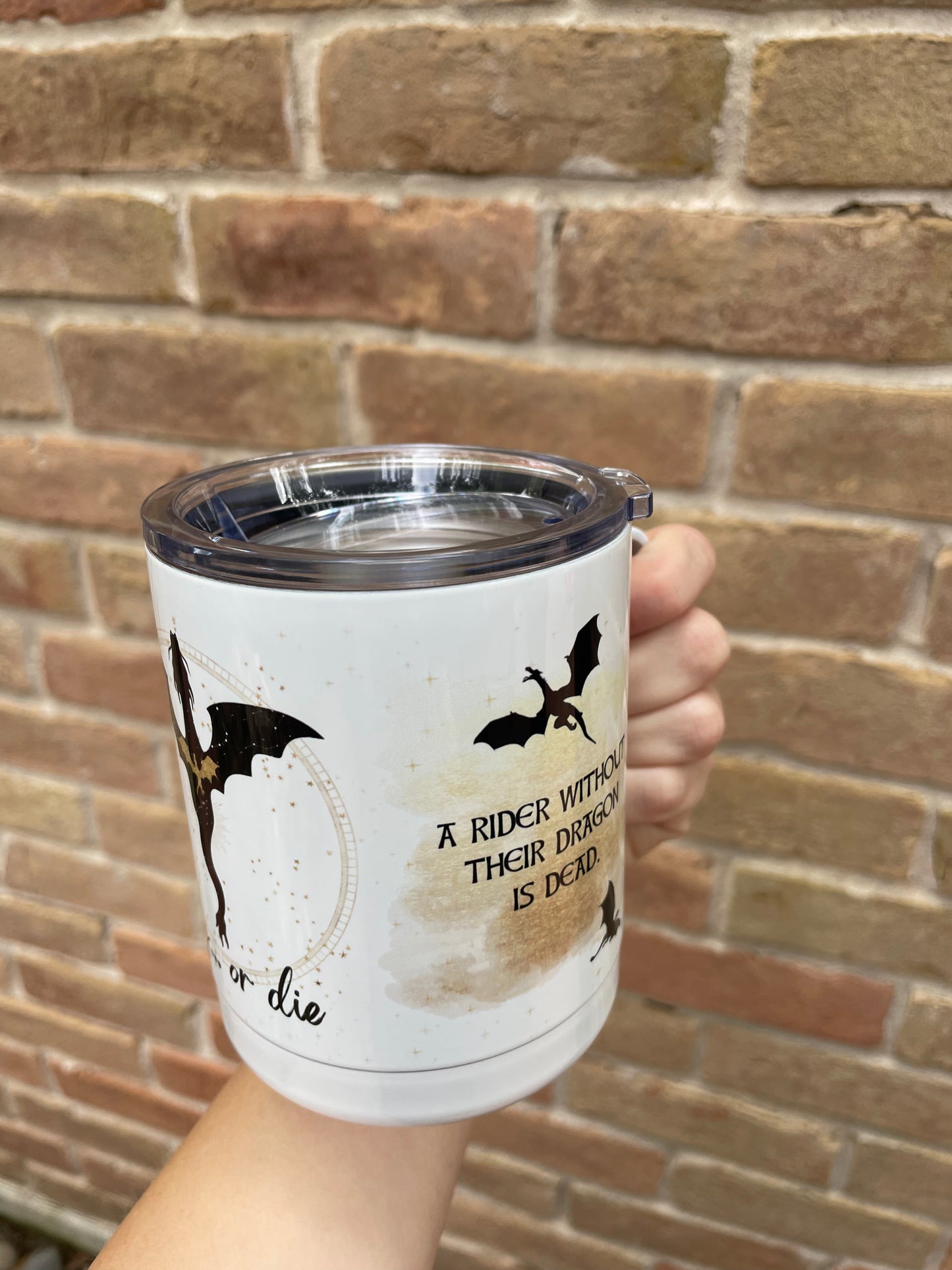 Fourth Wing Travel Tumbler Coffee Mug
