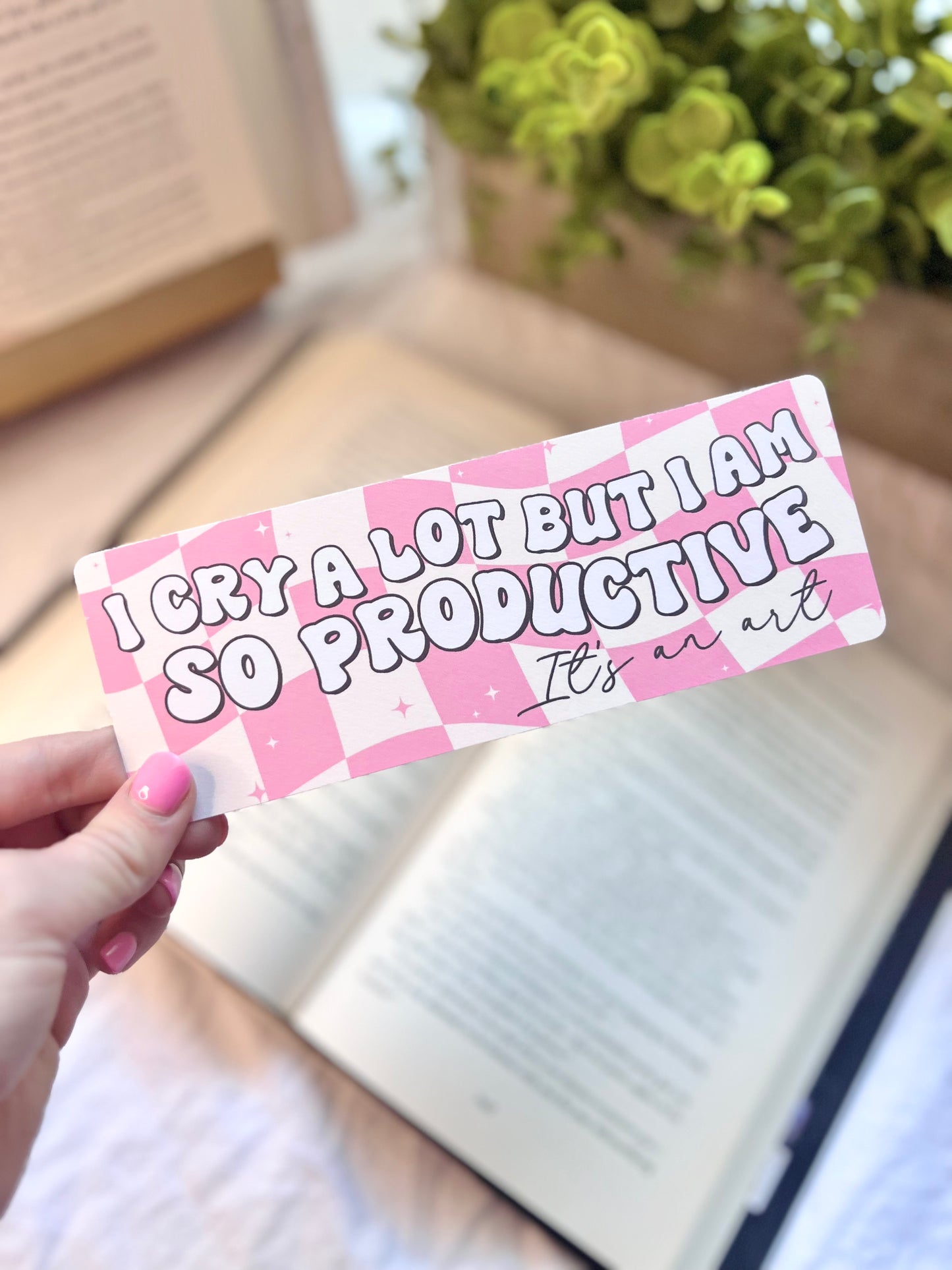 I Cry a Lot Bookmark