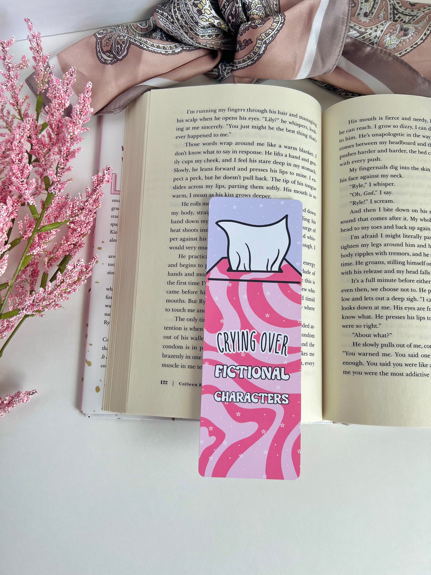 Crying Over Fictional Characters Bookmark