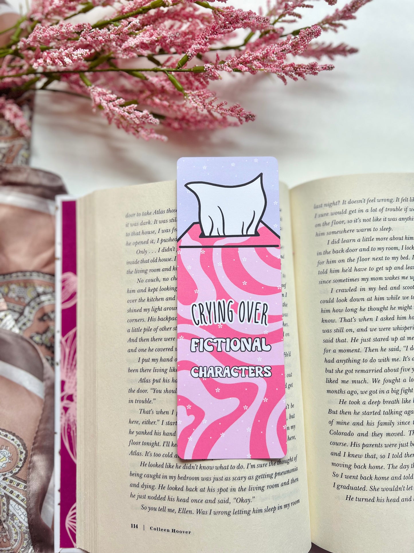 Crying Over Fictional Characters Bookmark
