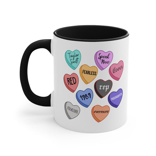 Eras Candy Hearts Coffee Mug