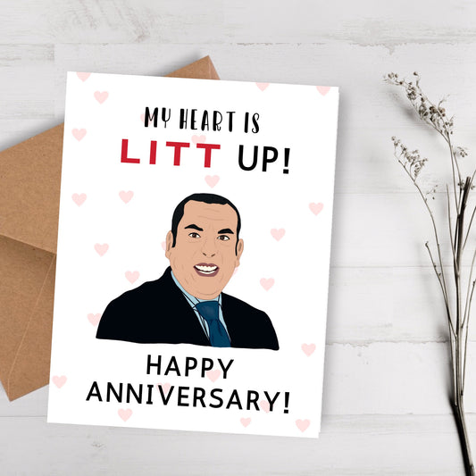 Louis Litt Funny Anniversary Card