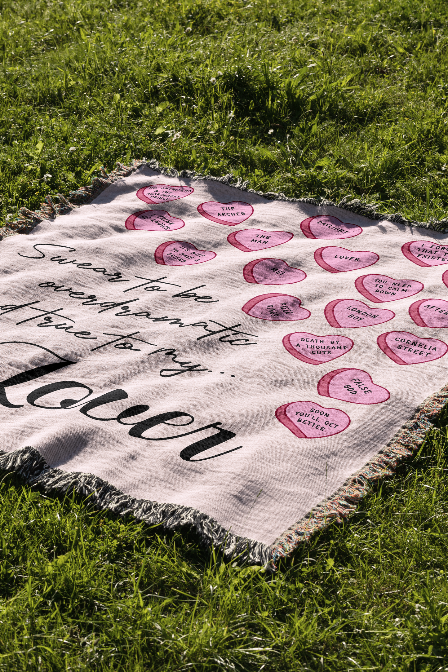 Lover Era Taylor Swift Woven Throw Blanket