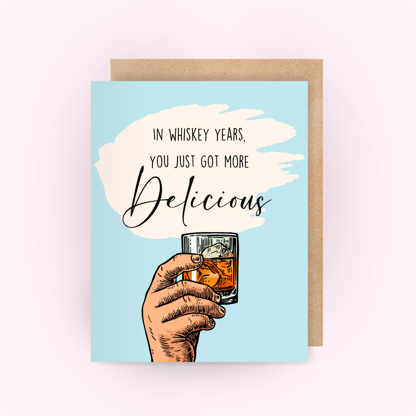 Whiskey Birthday Card