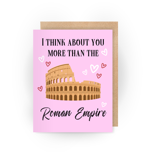 Roman Empire Funny Valentine's Card