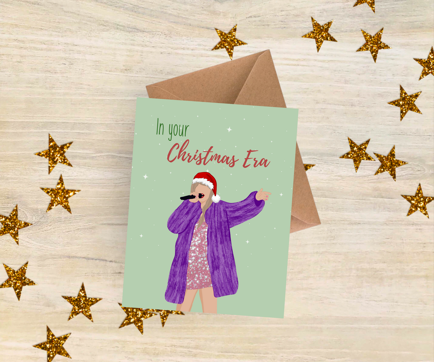 "In Your Christmas Era" Taylor Swift Christmas Card