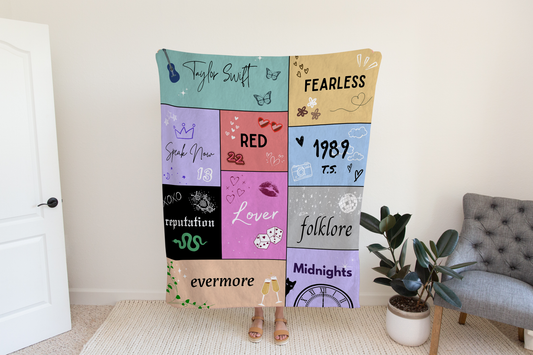 taylor swift eras blanket