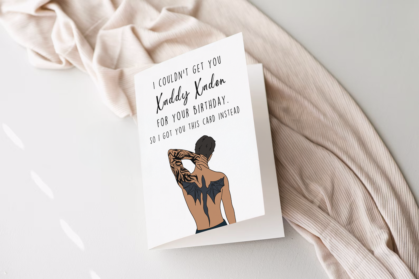 Xaddy Xaden Birthday Card