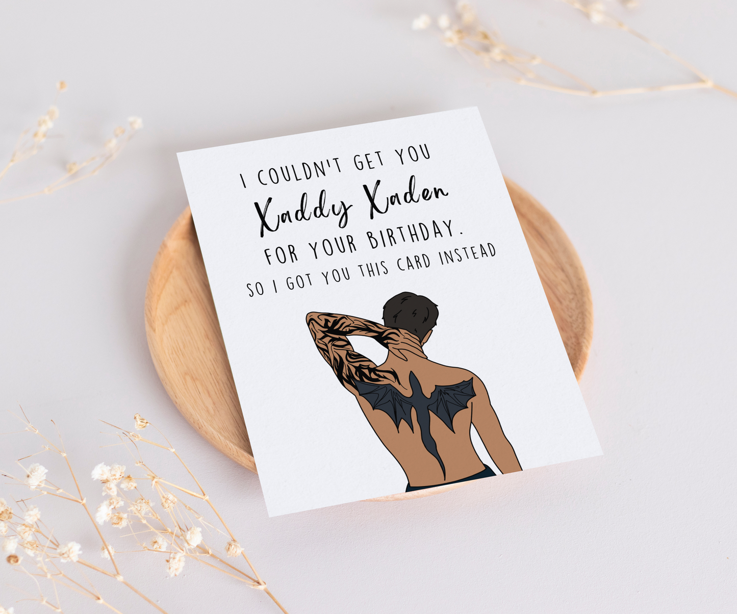 Xaddy Xaden Birthday Card
