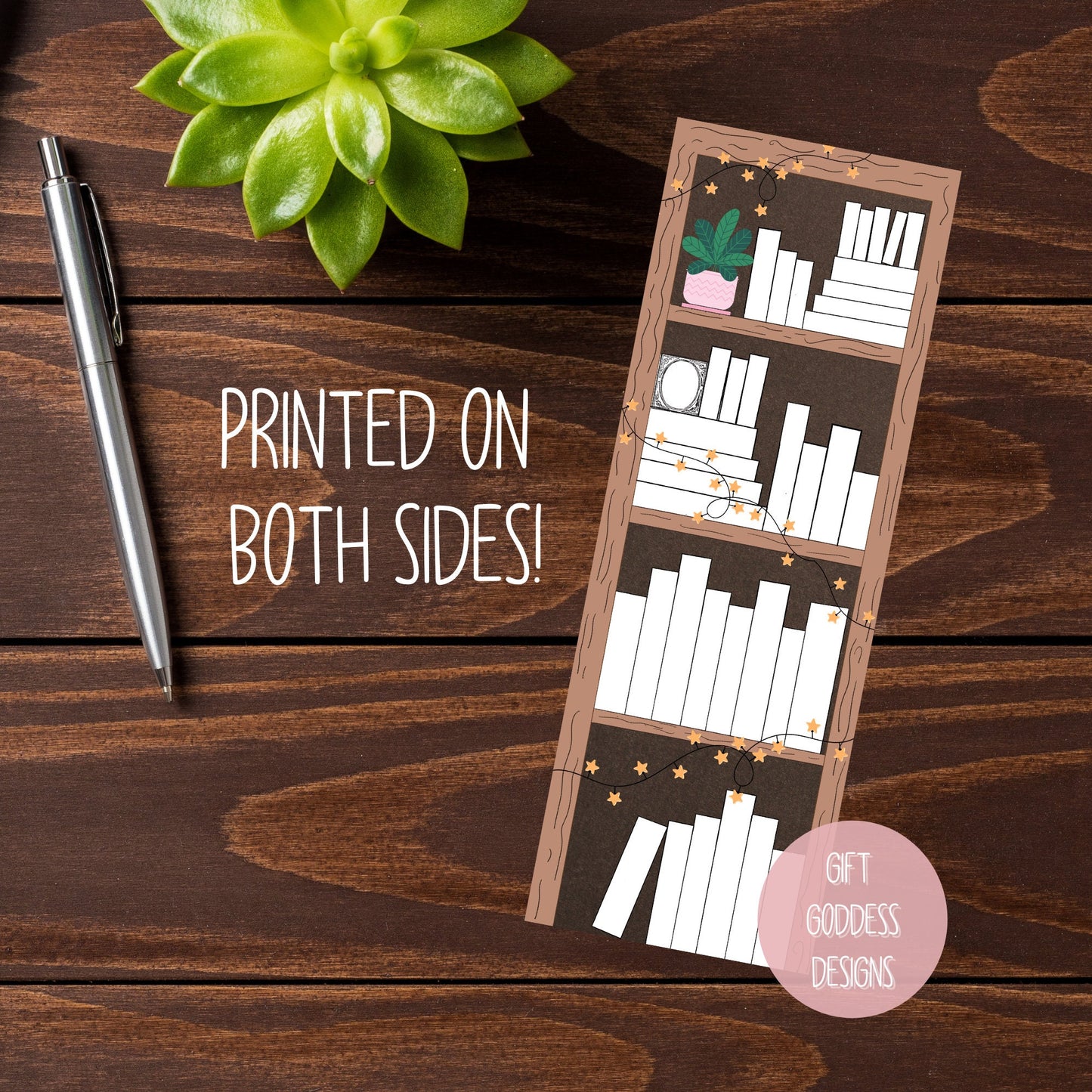 Bookshelf Tracker Bookmark /reading list book mark / stocking stuffer / gifts under 5 / bookish gift / reading log / book club gift/ booktok