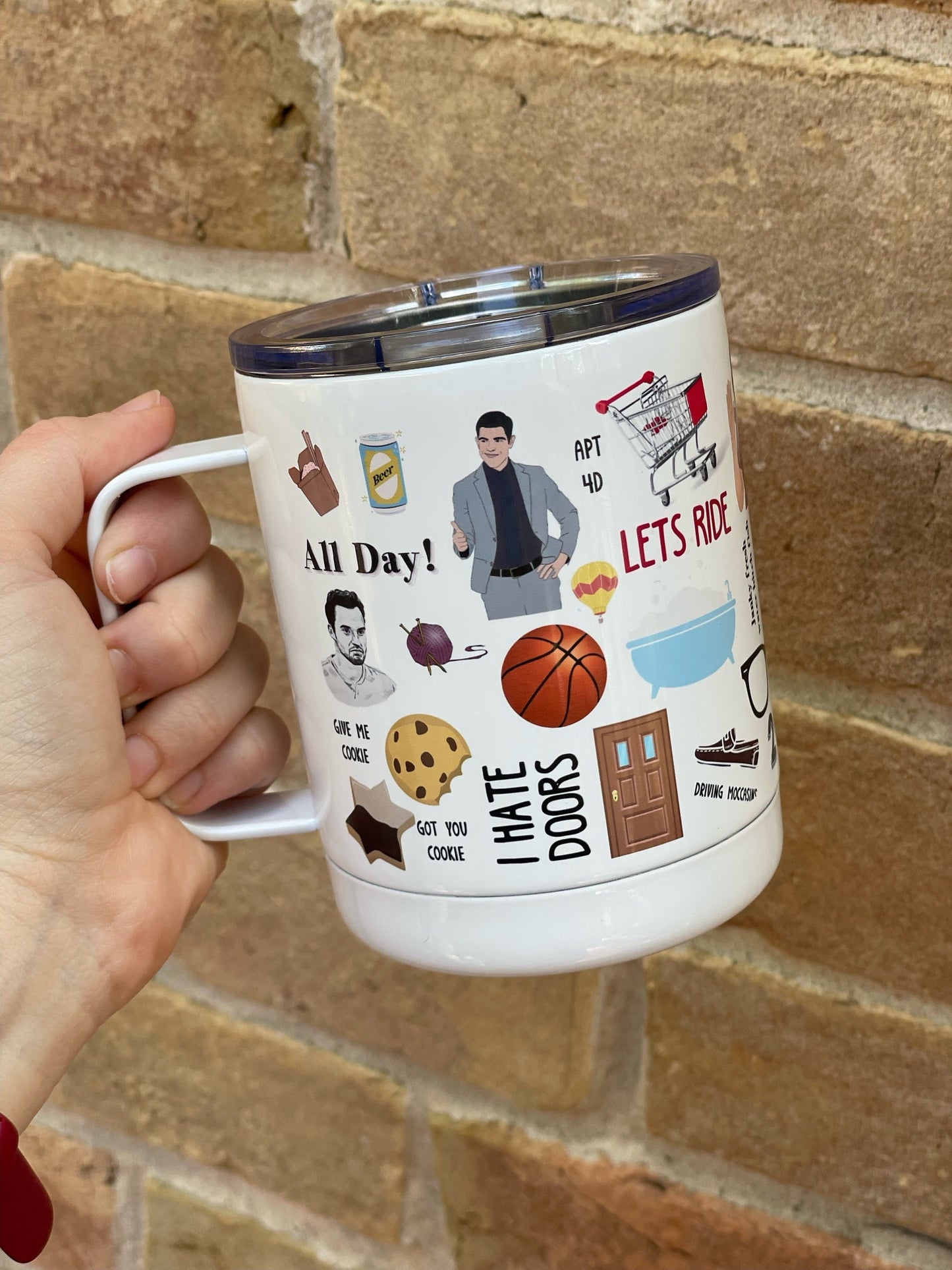 New Girl Travel Tumbler Coffee Mug