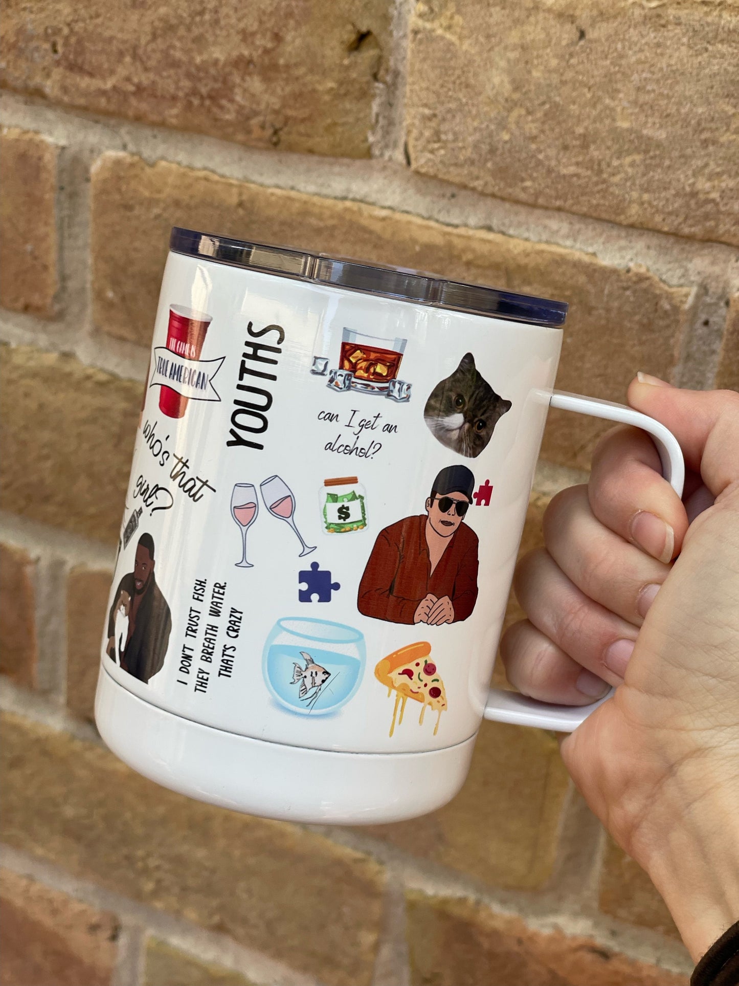 New Girl Travel Tumbler Coffee Mug
