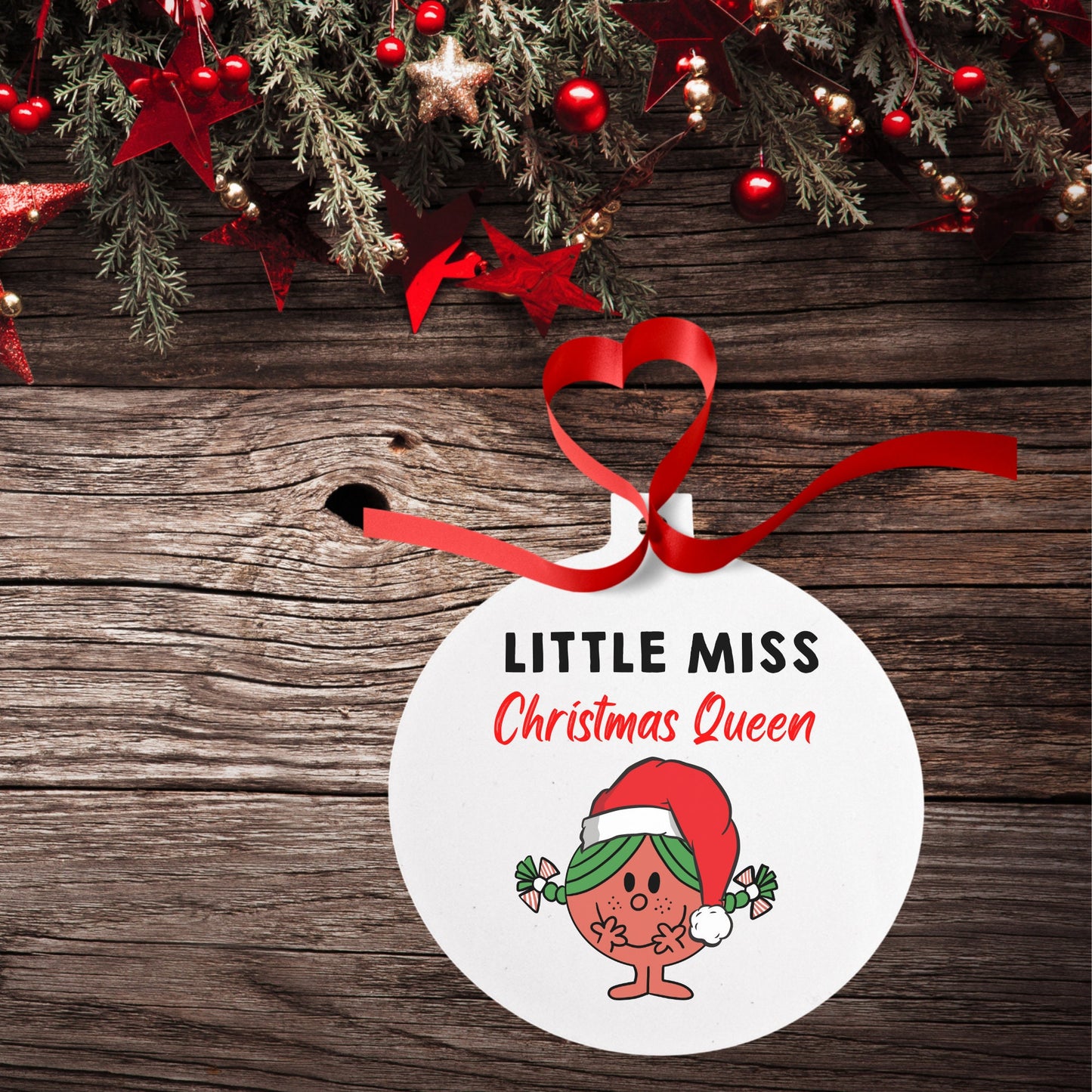 Little Miss Christmas Queen Ornament