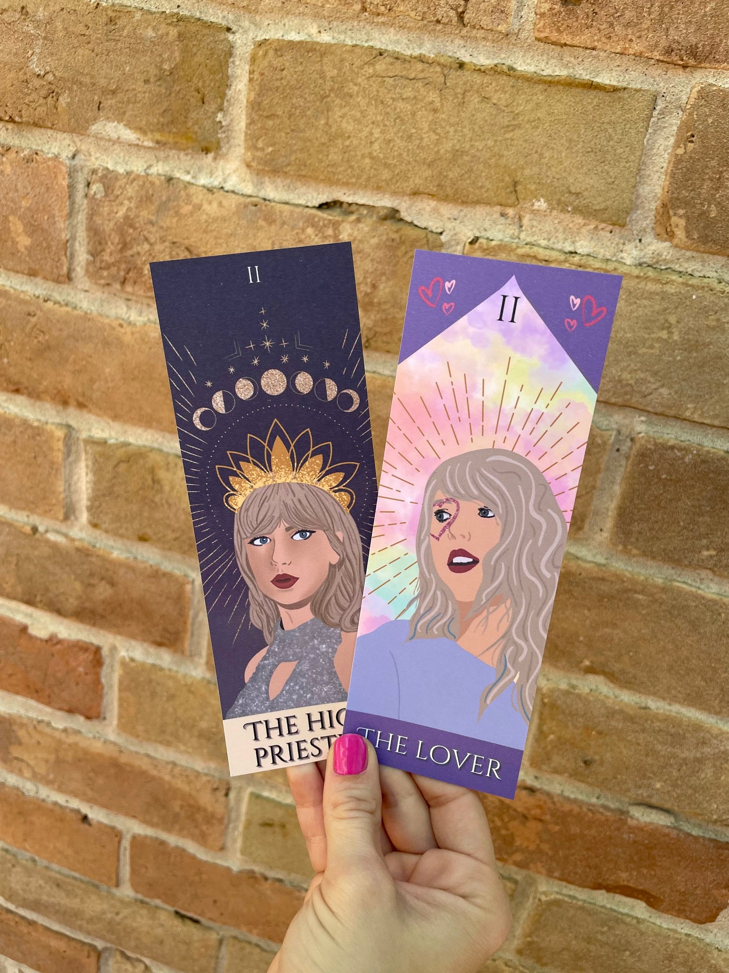 Glitter Bookmark / bookish gift/ book lovers / concert souvenir / Tarot /Stocking Stuffer / Gift for daughter / bookmarks for women / men