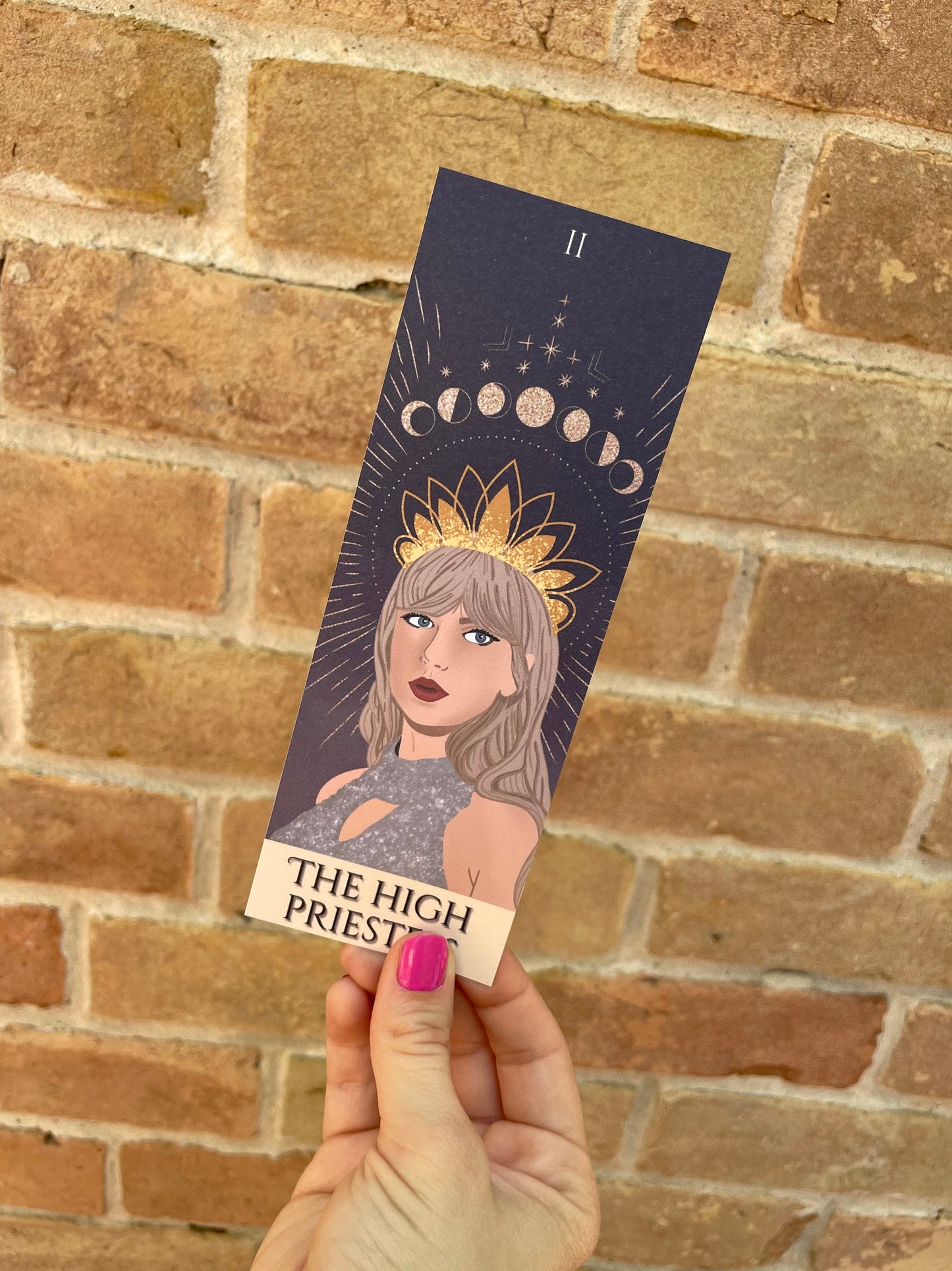 Glitter Bookmark / bookish gift/ book lovers / concert souvenir / Tarot /Stocking Stuffer / Gift for daughter / bookmarks for women / men