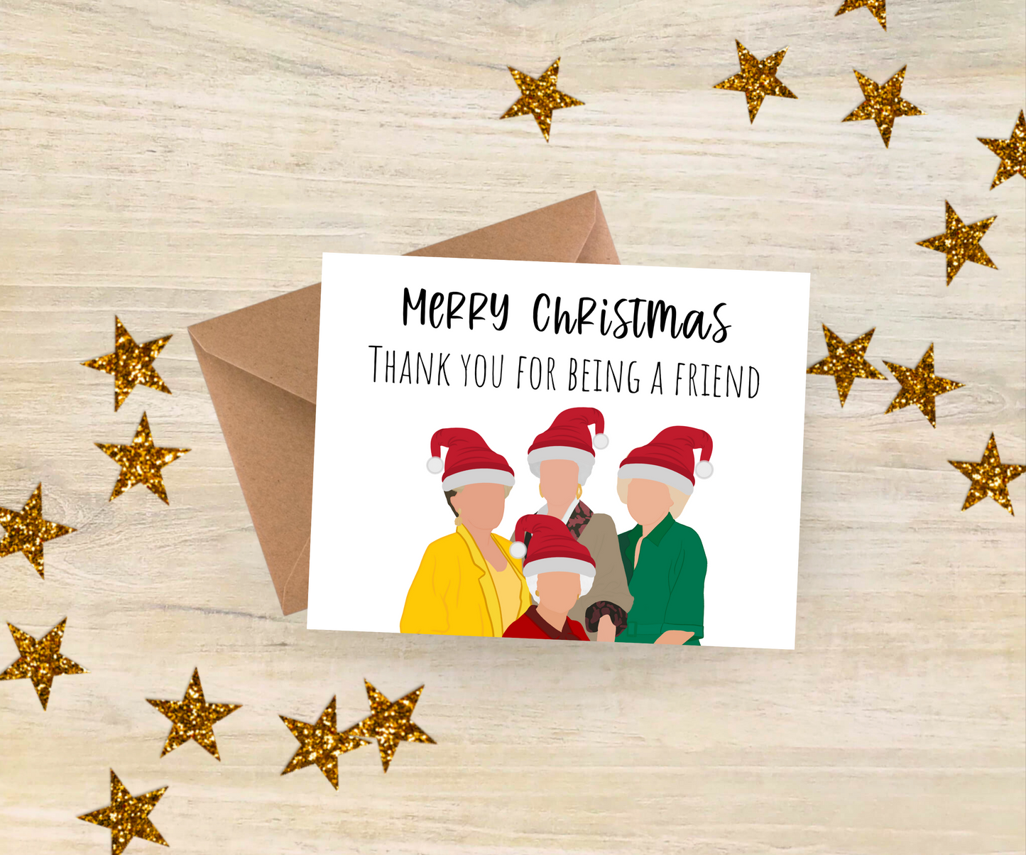 Golden Girls Christmas Card