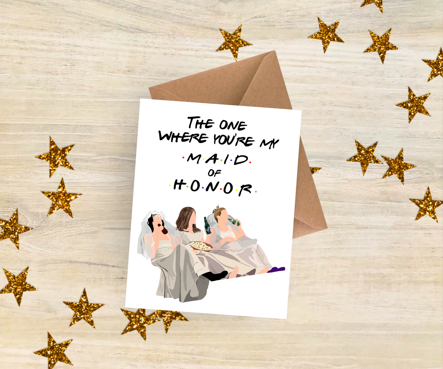 "The One Where" | Friends Man of Honor Card