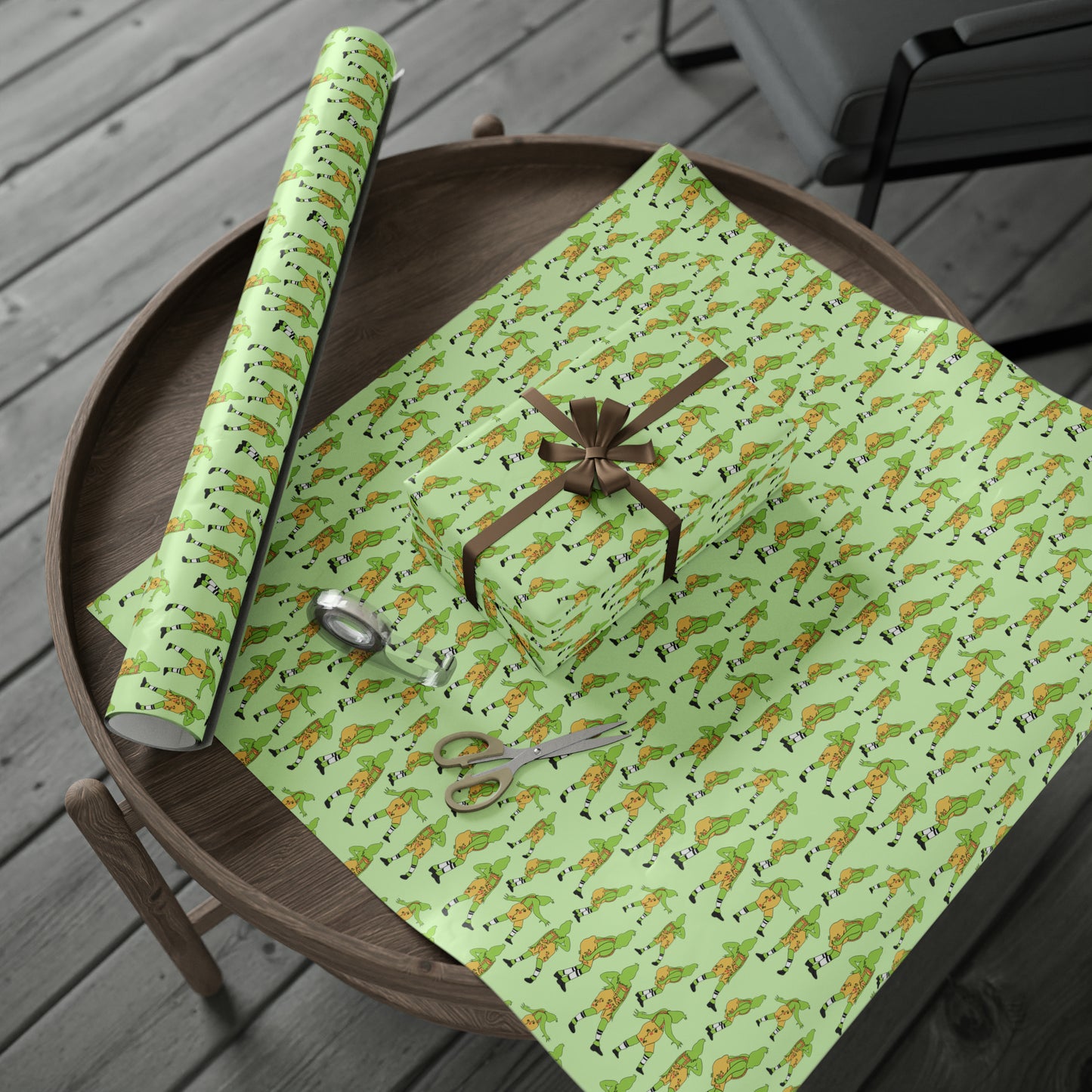 Grinch Wrapping Paper (Green)