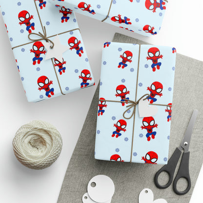 Spidey wrapping paper for kids