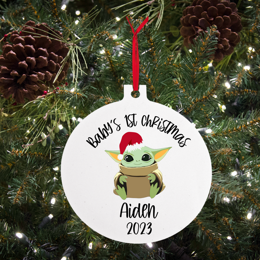 Personalized Baby's 1st Christmas Ornament