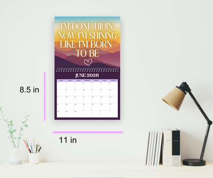 Kpop 2026 Wall Calendar – 12 Month Anime-Inspired K-Pop Fantasy Calendar for Fans, Posters & Room Decor