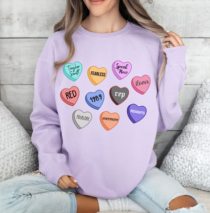 Candy Hearts Sweatshirt