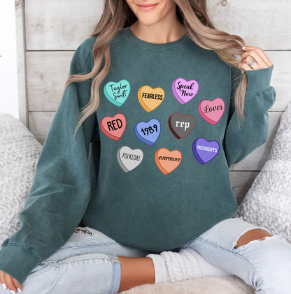 Candy Hearts Sweatshirt