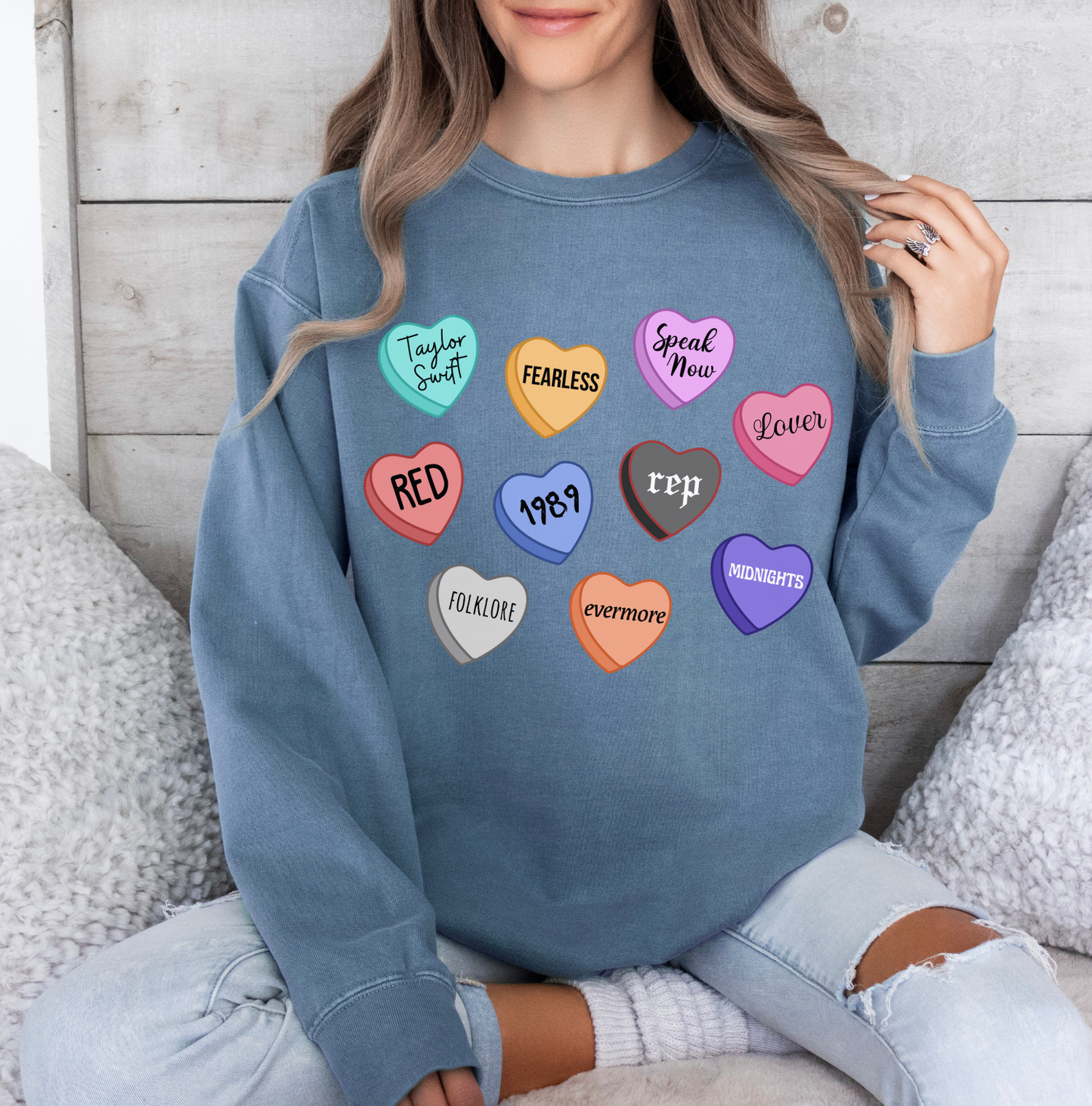 Candy Hearts Sweatshirt