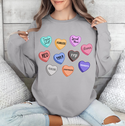 Candy Hearts Sweatshirt